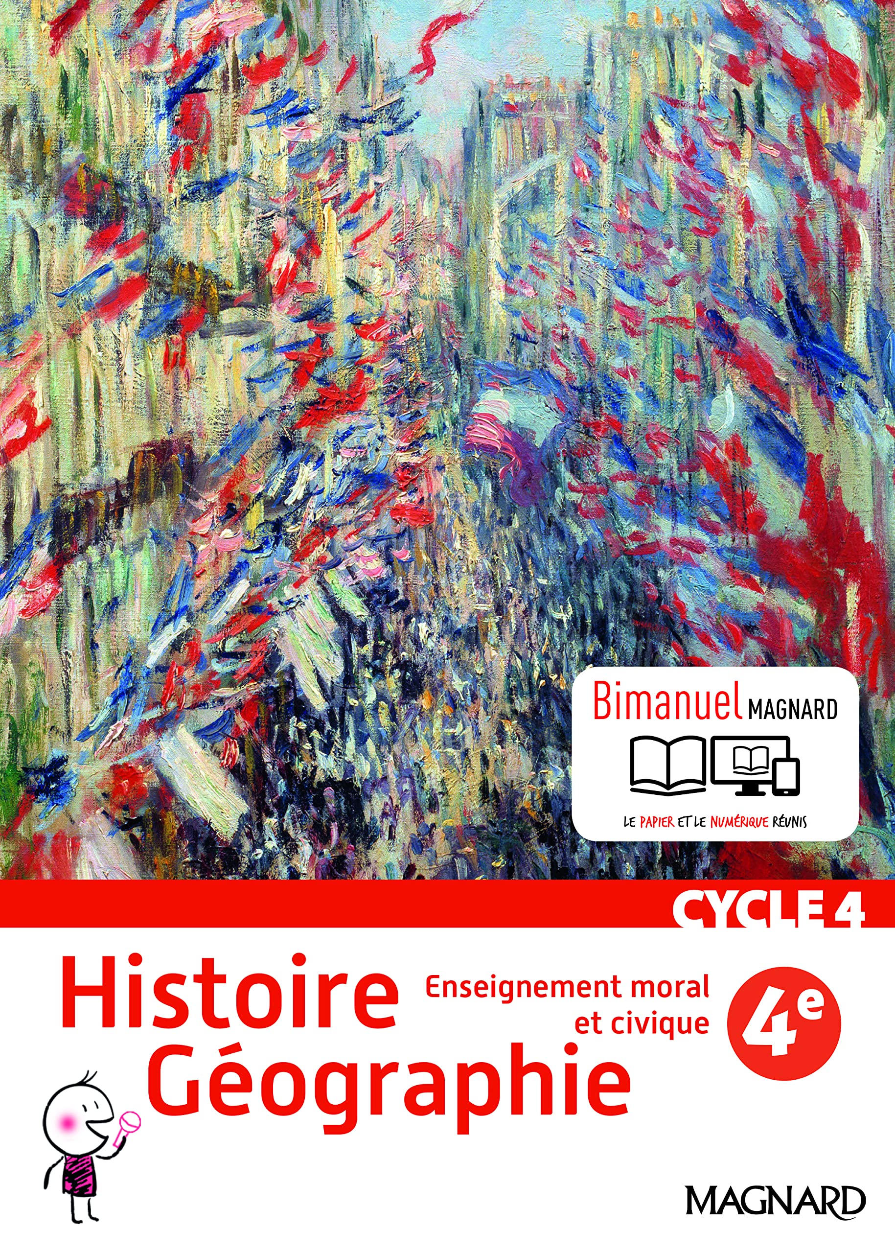 Histoire géographie, enseignement morale et civique 4e Cycle 4 - Nouveau programme 2016 9782210105973