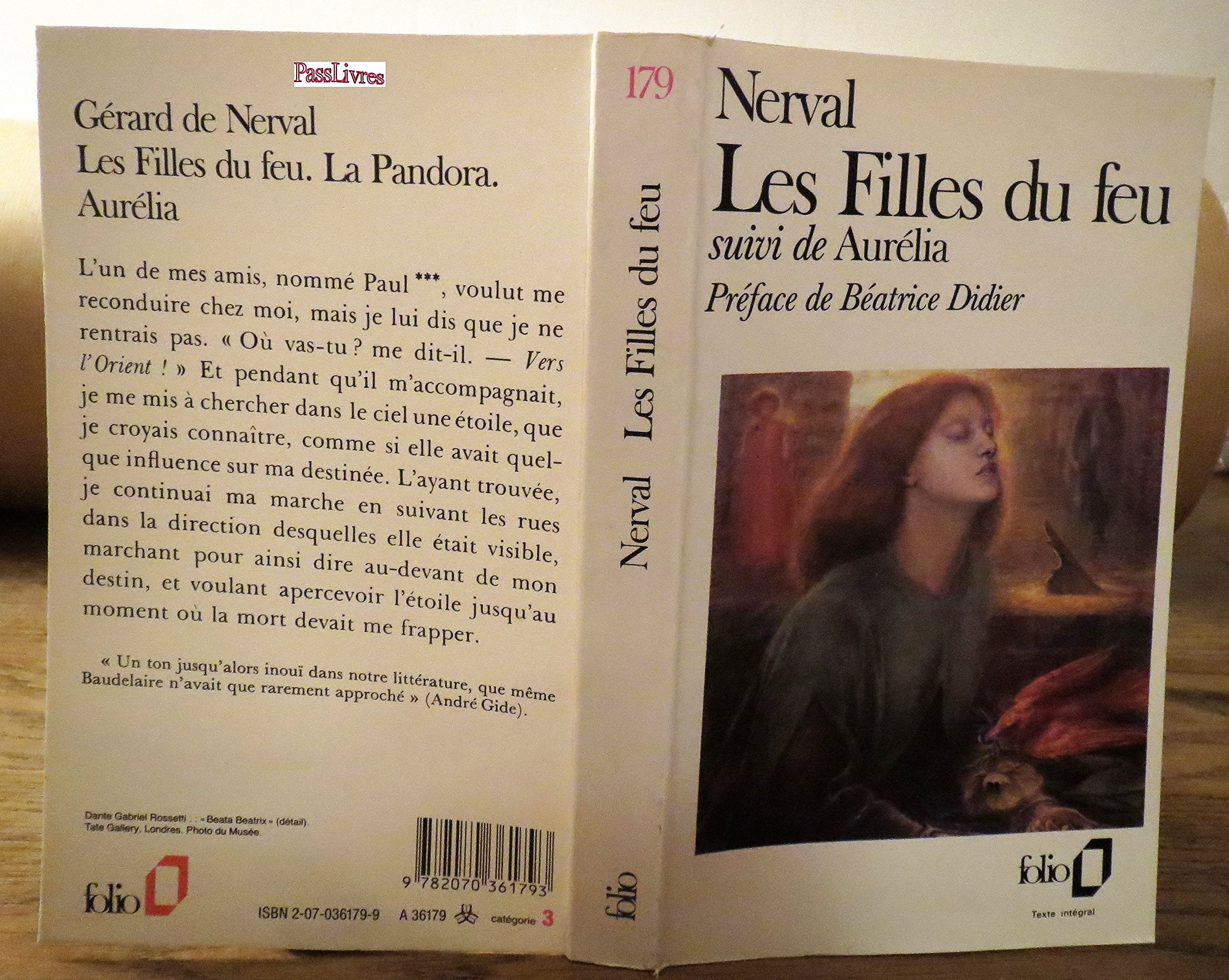 Les Filles du feu, suivi de "Aurélia" 9782070361793