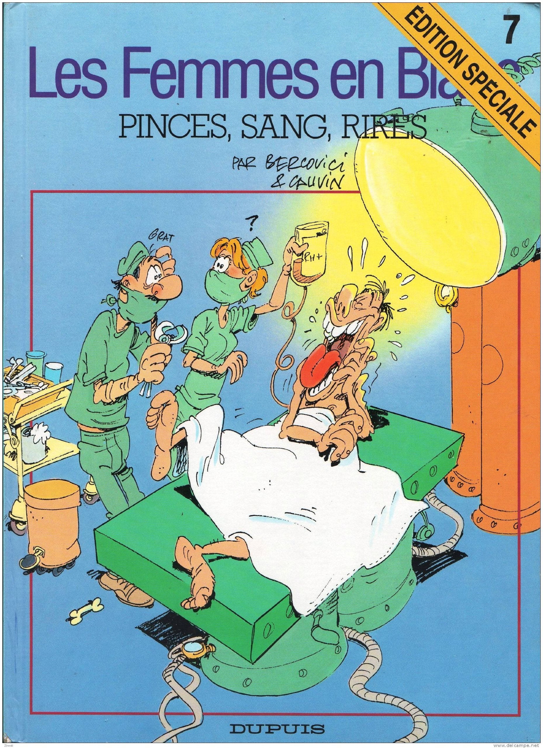 Femmes en blanc n07 pinces sans rire c 9782800122458