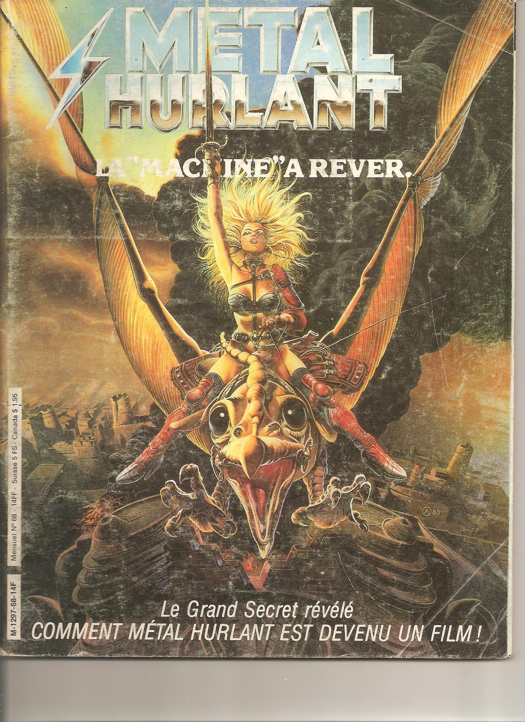 Métal Hurlant mensuel numéro 68 octobre 1981