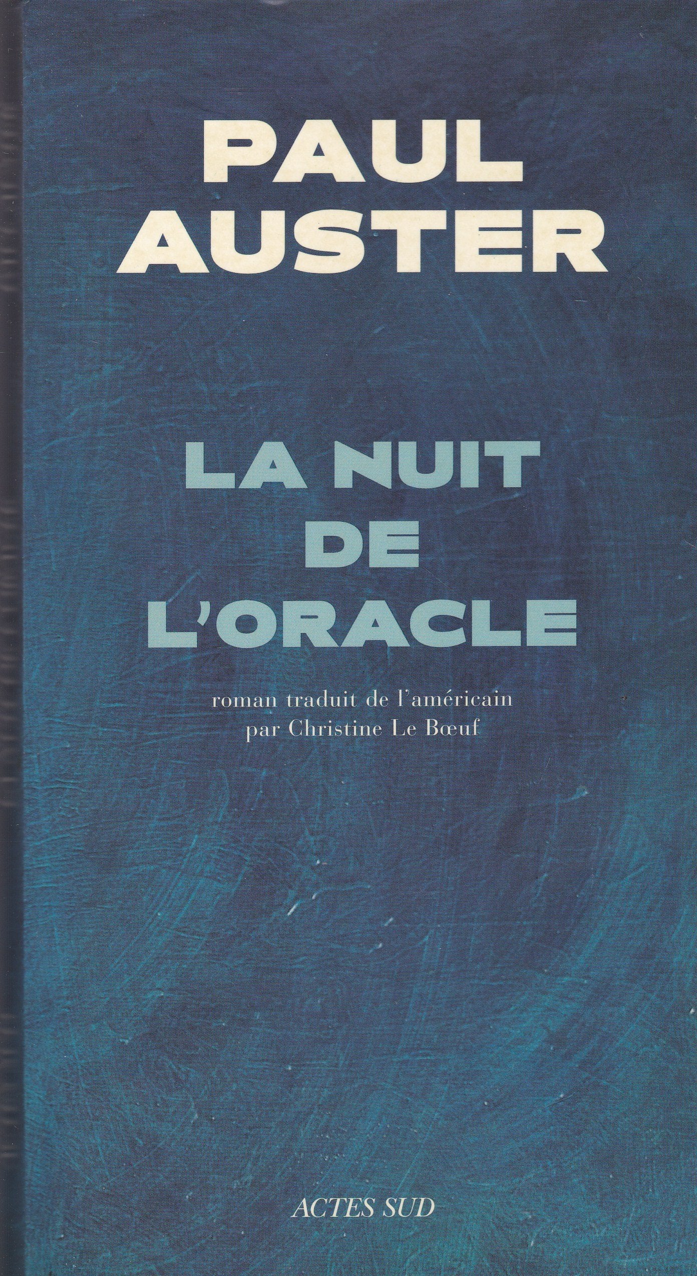 La Nuit de l'oracle 9782742747955