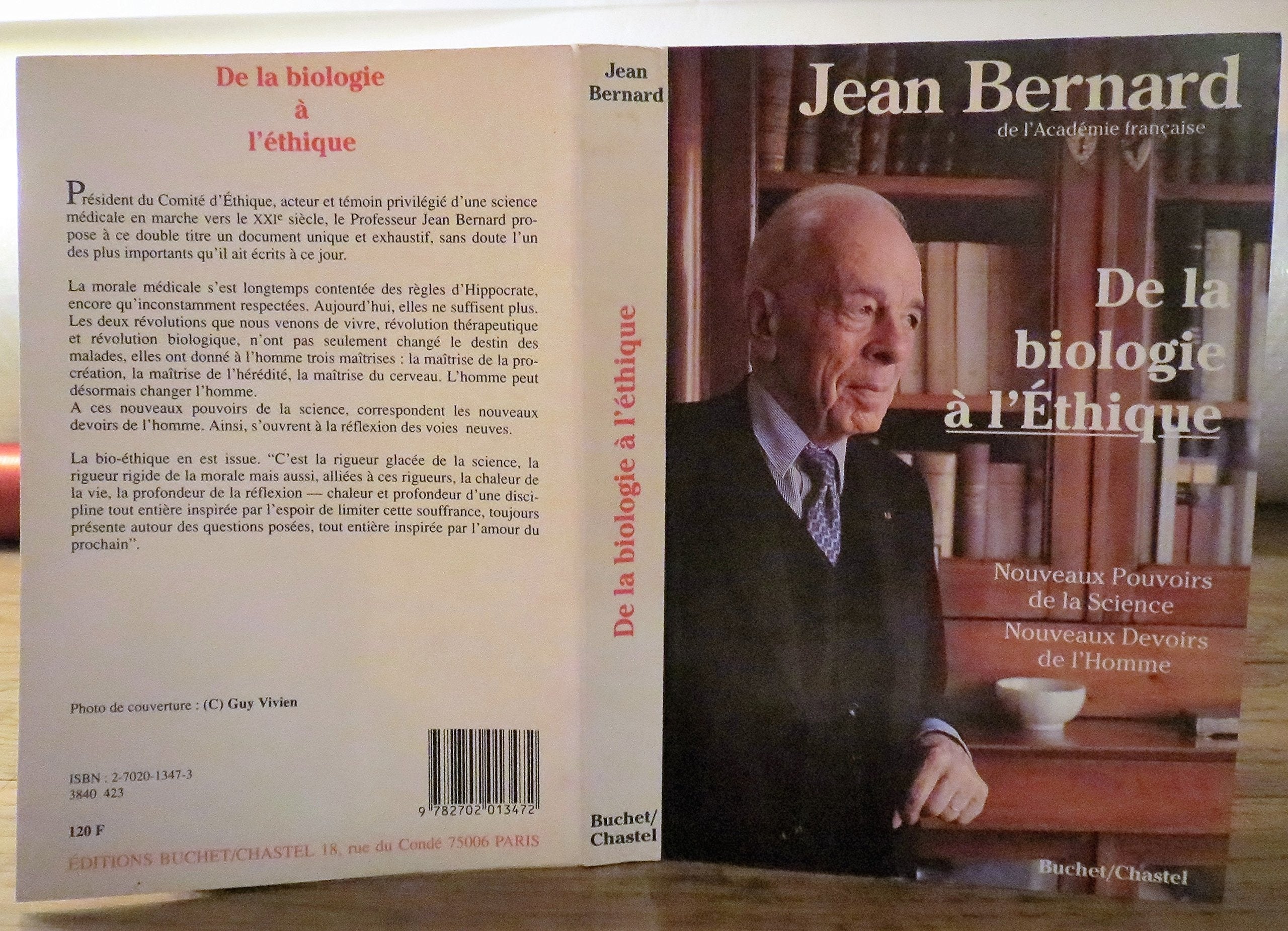 De la biologie a l'éthique 9782702013472