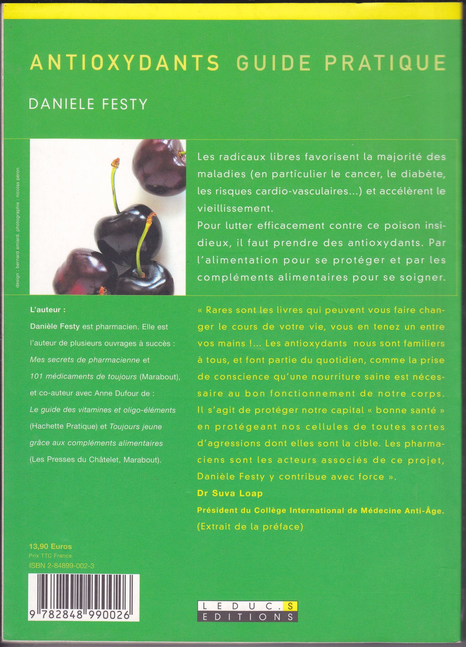 Antioxydants, Guide pratique 9782848990026