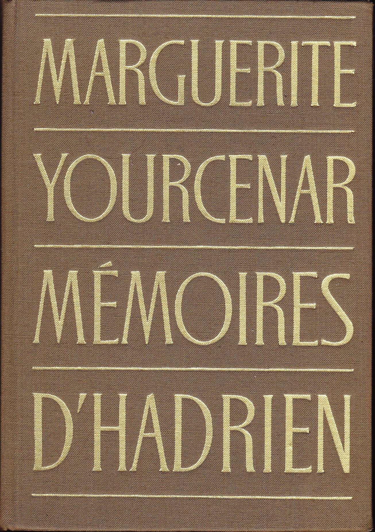 Mémoires d'Hadrien 9789999999991