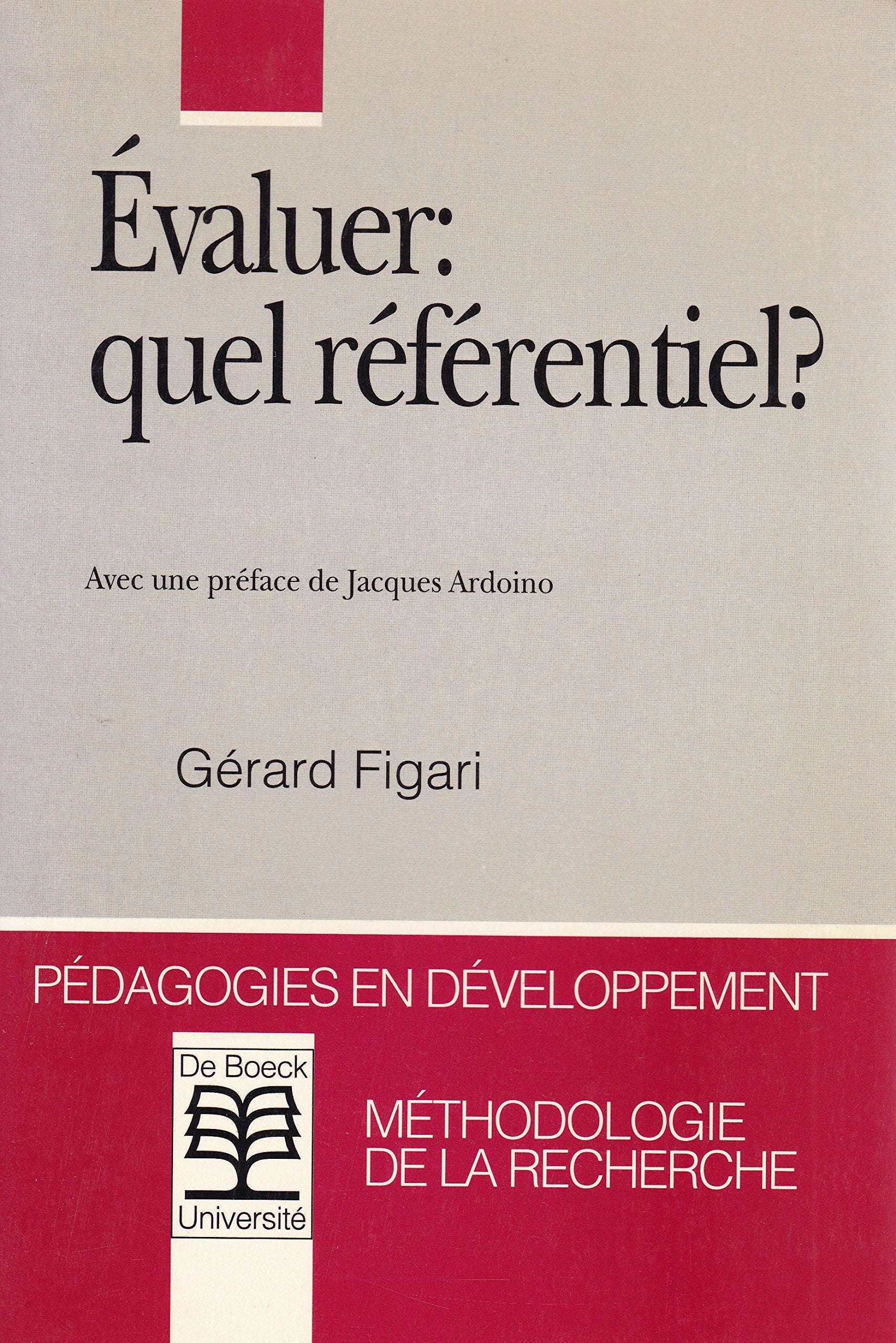 Evaluer : Quel référenciel 9782804119119