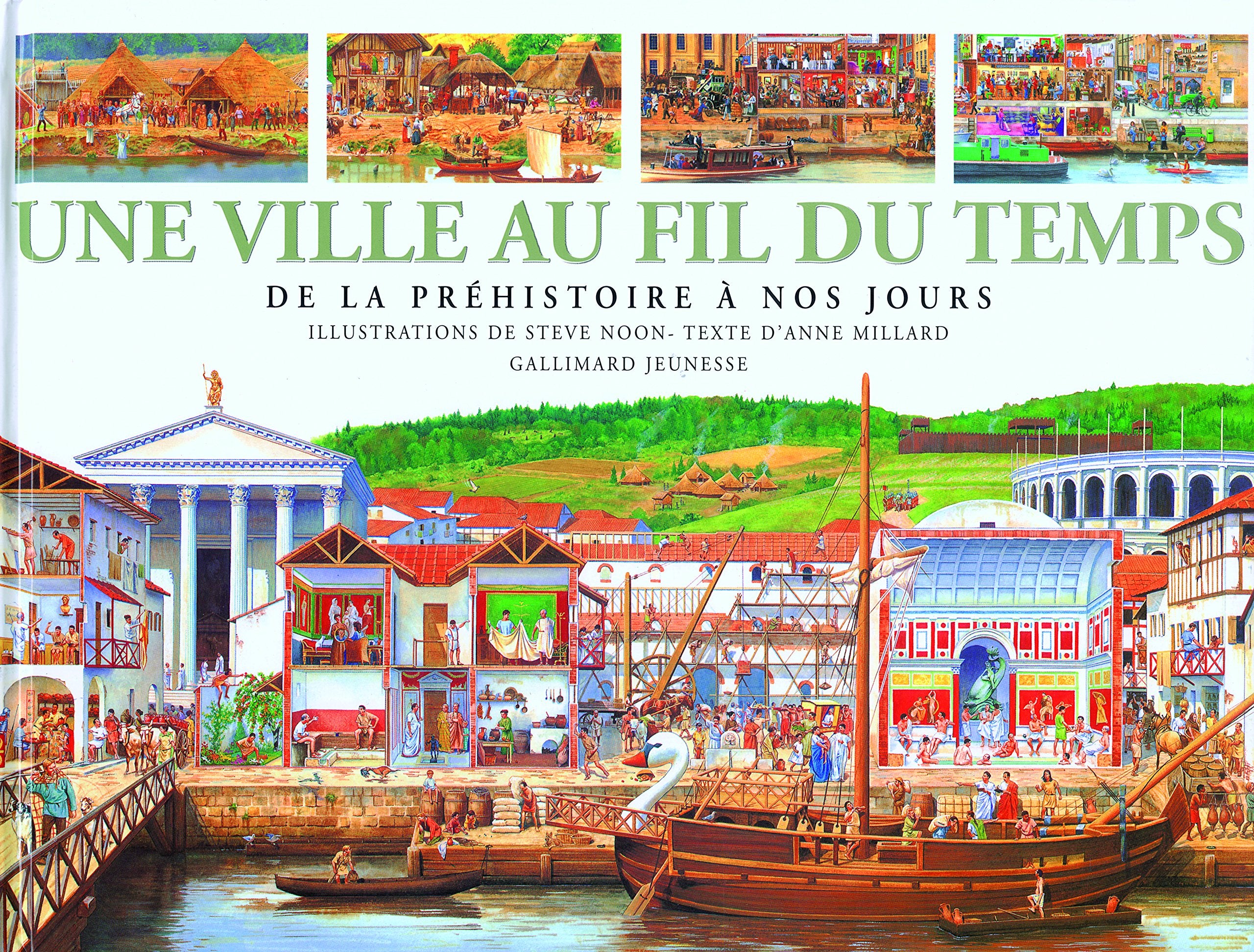 Une Ville au fil du temps : De la préhistoire à nos jours 9782070521944