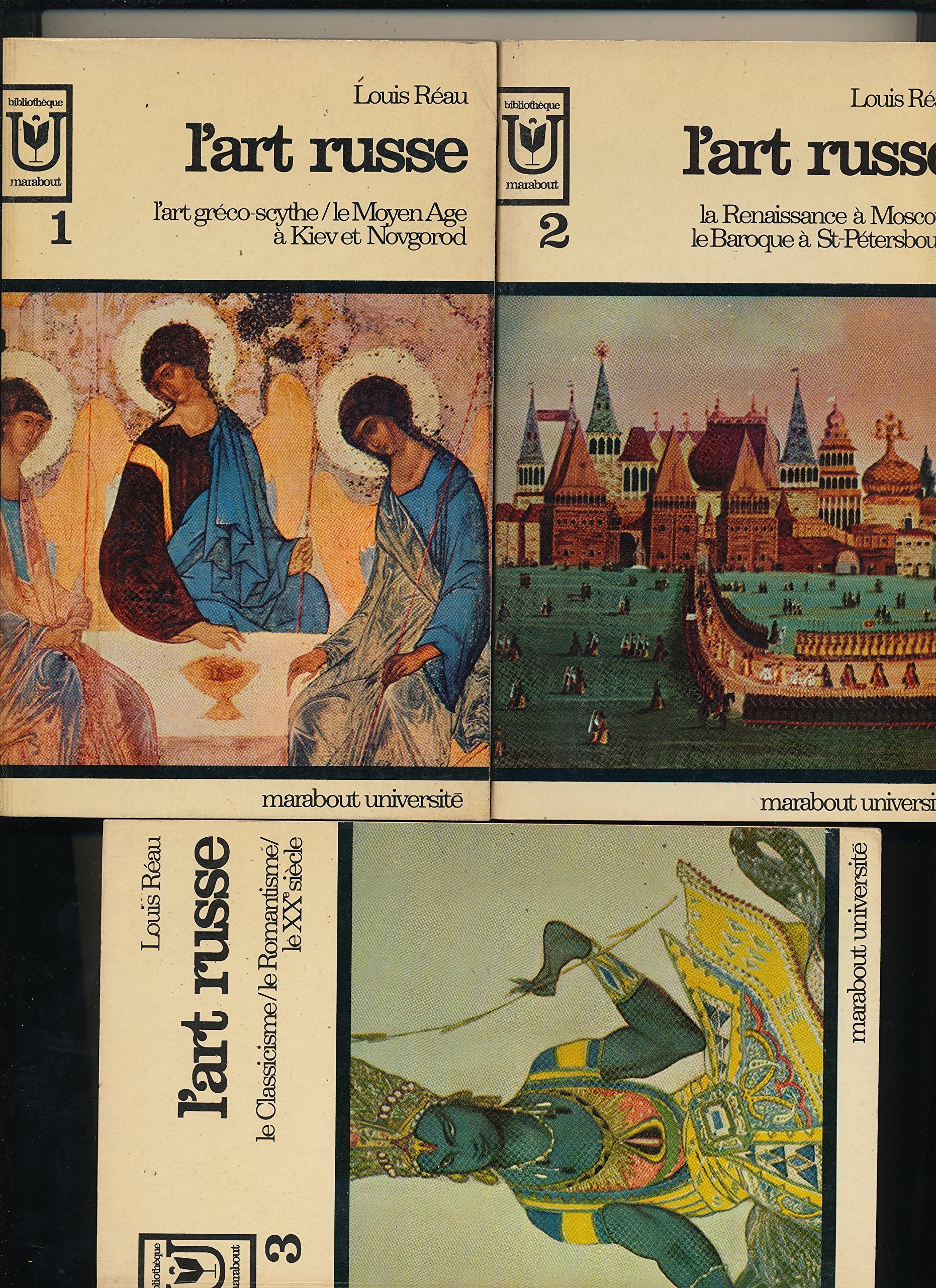 L'Art Russe en trois volumes de Louis Réau