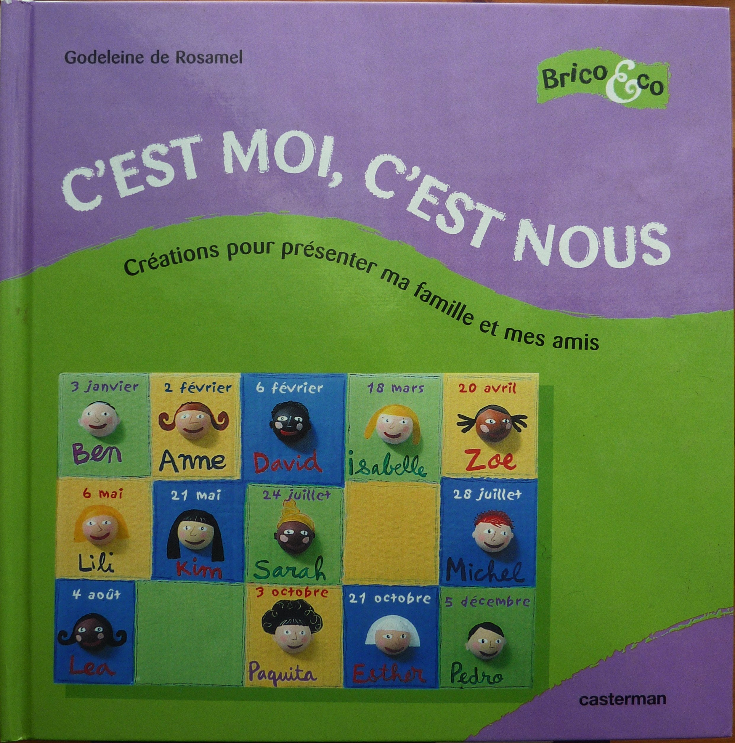 C'est moi, c'est nous : Créations pour présenter ma famille et mes amis 9782203148123