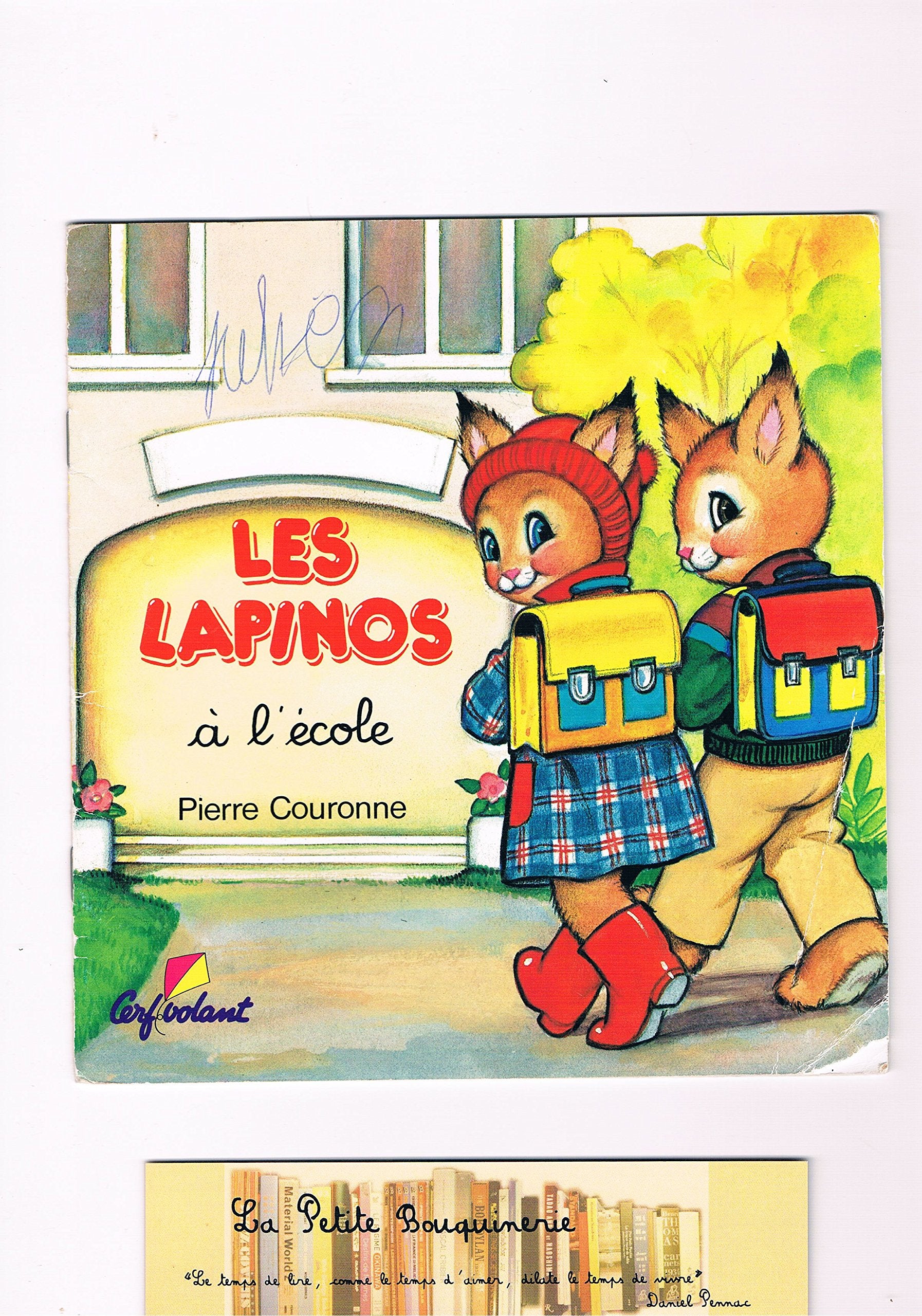 Les lapinos a l'ecole 9782906987814
