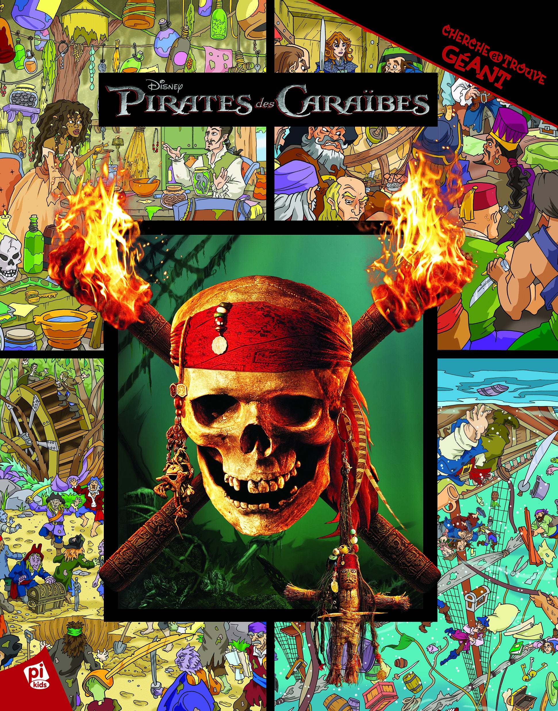 PIRATES DES CARAIBES - CHERCHE ET TROUVE GEANT 9781503721753