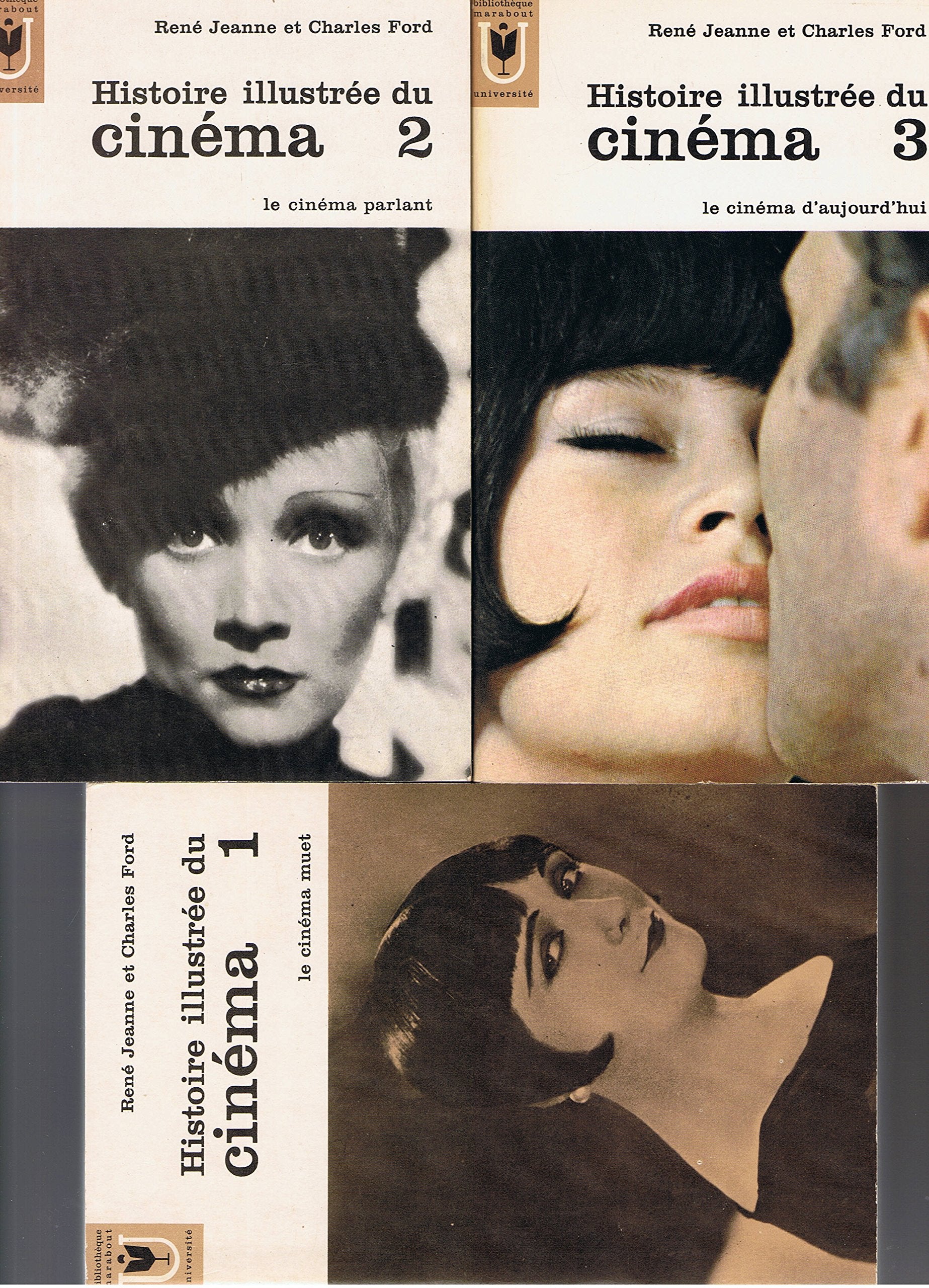 Histoire illustrée du Cinéma - 3 volumes : Tome 1 : Le cinéma muet 1895-1930 / Tome 2 : Le cinéma parlant 1927-1945 / Tome 3 : Le cinema d'aujourd'hui