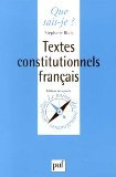 Textes constitutionnels français 9782130482383