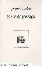 Notes de passage : (20-27 mai 1985) 9782859564858
