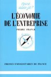 L'économie de l'entreprise 9782130449317