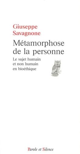 metamorphose de la personne 9782889181094