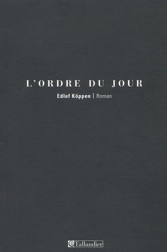 L'ordre du jour 9782847342598