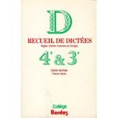 RECUEIL DICTEES/4E-3E (Ancienne Edition) 9782040158200