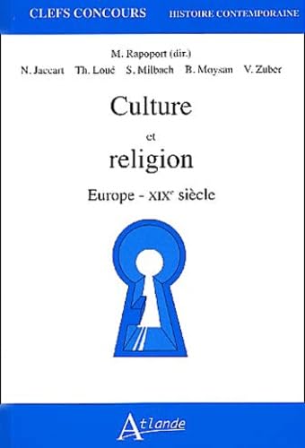 Culture et religion - Europe - XIXe siècle 9782912232274