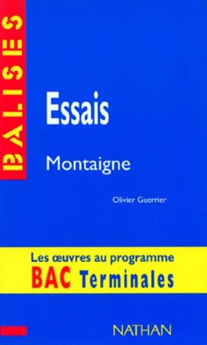 Essais : Montaigne 9782091807690
