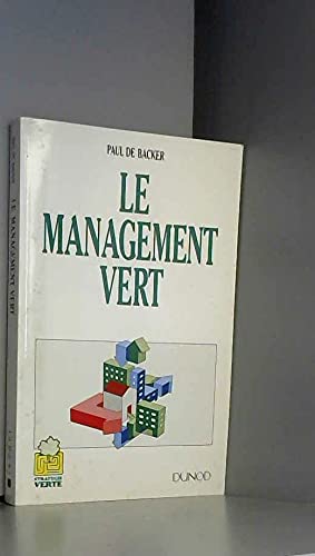 Le management vert 9782100003150