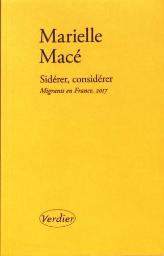 Sidérer, considérer: Migrants en France, 2017 9782864329367