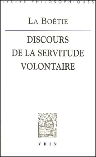 Discours de la servitude volontaire 9782711615452