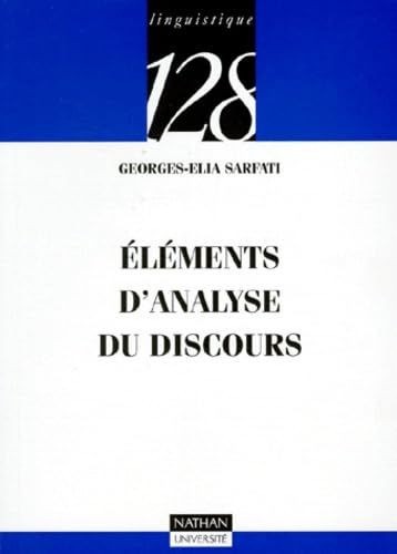 Eléments d'analyse du discours 9782200270223