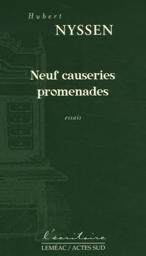 Neuf Causeries Promenades 9782742764228