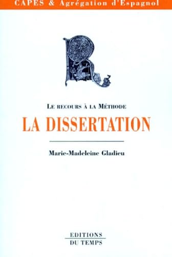 La dissertation d'espagnol au CAPES d'espagnol 9782842740306