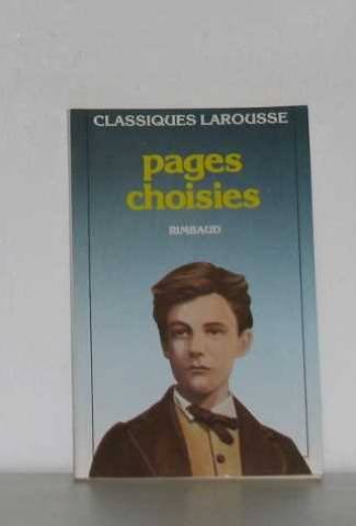 Rimbaud Pages Choisies 9782038701487