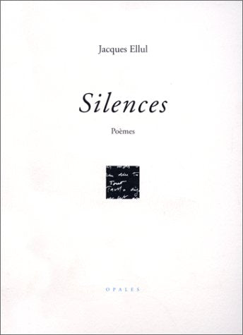 Silences. Poèmes 9782908799163