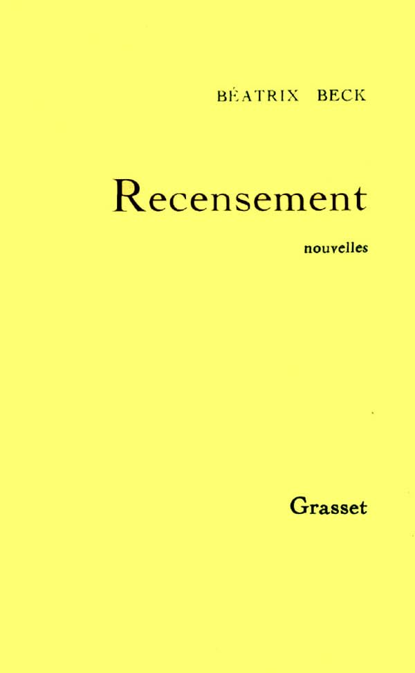 Recensement: nouvelles 9782246443810