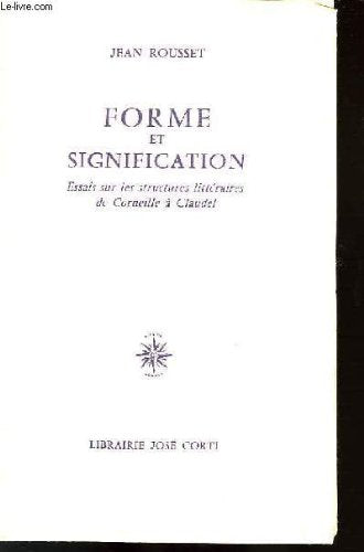 FORME ET SIGNIFICATION 