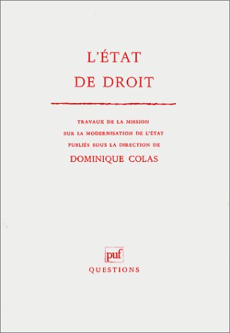 L'Etat de droit 9782130400172