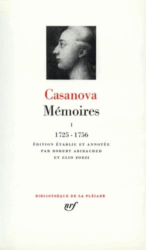 Casanova, tome I 1725-1756 9782070101078