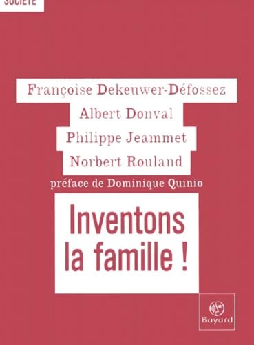 Inventons La Famille. 9782227139237