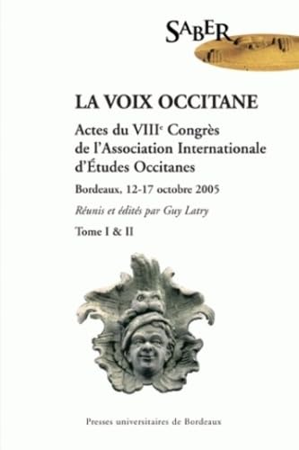 La voix occitane, tomes 1 et 2 9782867815768