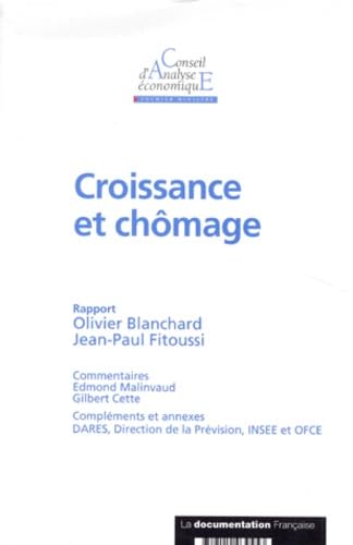 Croissance et chômage 9782110039453