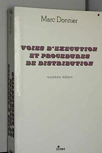 Voies d'exécution et procédures de distribution (ancienne édition) 9782711123186