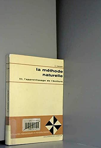 Methode naturelle T3 : apprentissage de l'écriture. 051893 9782603002537