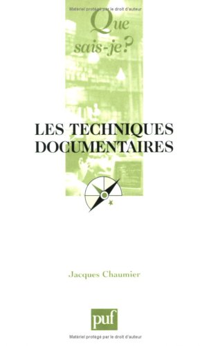 Les Techniques documentaires 9782130524243
