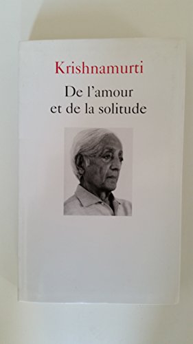 De l'amour et de la solitude 9788175953444