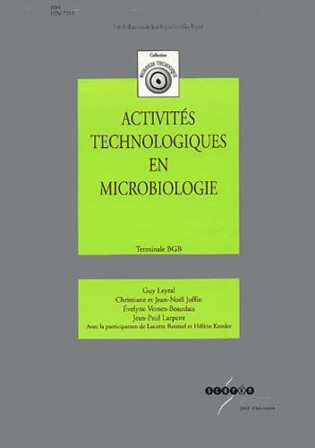 Activités technologiques en microbiologie 9782866172947