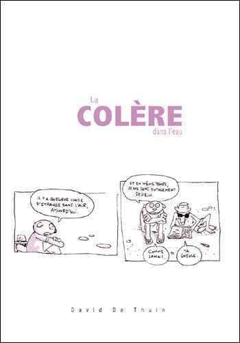 La Colere Dans l Eau 9782960040968