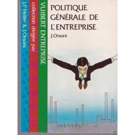 Politique generale de l'entreprise 9782711777075