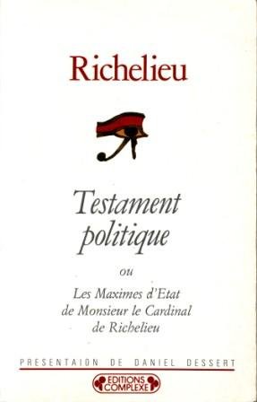 Testament politique 9782870273654