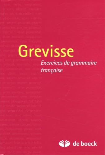 Grevisse: Exercices de grammaire française 9782801113622