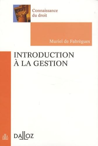 Introduction à la gestion 9782247075096