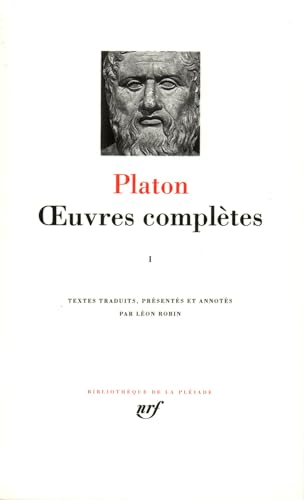 Platon : Oeuvres complètes, tome 1 9782070104505