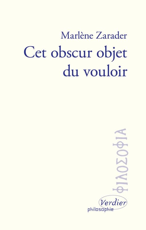 Cet obscur objet du vouloir 9782378560188